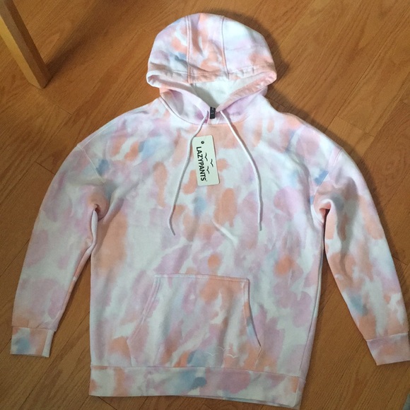 BNWT Lazypants Tie Dye Hoodie - Picture 1 of 4